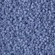 DB1527 Opaque Light Sky Blue AB Matte, Size 11/0 Miyuki Delica Beads, 5.2g approx.  *Being discontinued by Factory*