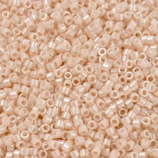 DBL1532 Light Peach Ceylon size 8/0 Miyuki Delica Beads, 5.2g approx.