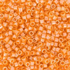 DB1563 Orange Mandarin Opaque Luster, Size 11/0 Miyuki Delica Beads, 5.2g approx. DB1563 Orange Mandarin Opaque Luster, Size 11/0 Miyuki Delica Beads, 5.2g approx.