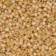 DB1571 Ivory Pear Opaque AB, Size 11/0 Miyuki Delica Beads, 5.2g approx.
