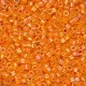 DB1573 Orange Mandarin Opaque AB, Size 11/0 Miyuki Delica Beads, 5.2g approx.