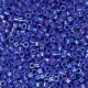 DB1578 Blue Cyan Opaque AB, Size 11/0 Miyuki Delica Beads, 5.2g approx.