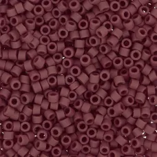 DB1584 Brown Opaque Frosted Matte, Size 11/0 Miyuki Delica Beads, 5.2g approx.