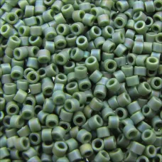 DB1594 Green Avocado Opaque AB Matte, Size 11/0 Miyuki Delica Beads, 5.2g approx. DB1594 Green Avocado Opaque AB Matte, Size 11/0 Miyuki Delica Beads, 5.2g approx.