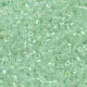 DB1675 Pearl Lined Transparent Pale Green Mist AB, Size 11/0 Miyuki Delica Beads, 50g Wholesale Pack