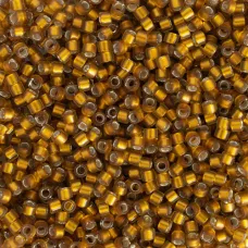 DB1681 Silver Lined Glazed Dark Saffron, Size 11/0 Miyuki Delica Beads, 5.2g approx. DB1681 Silver Lined Glazed Dark Saffron, Size 11/0 Miyuki Delica Beads, 5.2g approx.