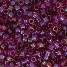 DB1747 Fuschia Lined Amethyst AB Size 11/0 Miyuki Delica Beads, 5.2g approx. DB1747 Fuschia Lined Amethyst AB Size 11/0 Miyuki Delica Beads, 5.2g approx.