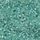 DB1767 Sparkling Aqua Green Lined Crystal AB, Size 11/0 Miyuki Delica Beads, 50 Grams
