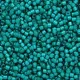 DB1782 White Lined Teal AB, Size 11/0 Miyuki Delica Beads, 50 Grams