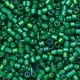 DB1788 White Lined Emerald AB, Size 11/0 Miyuki Delica Beads, 50 Grams