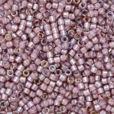 DB1791 White Lined Amethyst AB, Size 11/0 Miyuki Delica Beads, 5.2g approx.