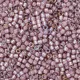 DB1791 White Lined Amethyst AB, Size 11/0 Miyuki Delica Beads, 5.2g approx.
