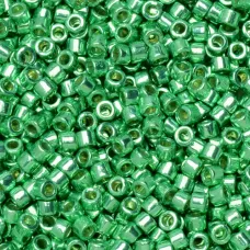 DB1844 Duracoat Galvanized Dark Mint Green, Size 11/0 Miyuki Delica Beads, 5.2g approx. DB1844 Duracoat Galvanized Dark Mint Green, Size 11/0 Miyuki Delica Beads, 5.2g approx.