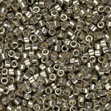 DB1851 Duracoat Galvanized Light Pewter, Size 11/0 Miyuki Delica Beads, 5.2g approx. DB1851 Duracoat Galvanized Light Pewter, Size 11/0 Miyuki Delica Beads, 5.2g approx.