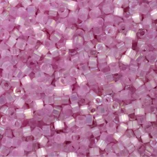 DB1866 Orchid AB Silk Inside Dyed Size 11/0 Miyuki Delica Beads, 5.2g approx. DB1866 Orchid AB Silk Inside Dyed Size 11/0 Miyuki Delica Beads, 5.2g approx.