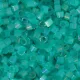 DB1869 Aqua Green AB Silk Inside Dyed, Size 11/0 Miyuki Delica Beads, 5.2g approx. 