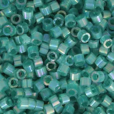 DB1870 Emerald AB Silk Inside Dyed, Size 11/0 Miyuki Delica Beads, 5.2g approx.