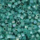 DB1870 Emerald AB Silk Inside Dyed, Size 11/0 Miyuki Delica Beads, 5.2g approx.