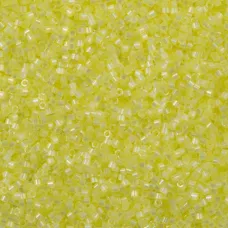 DB1873 Citron AB Silk Inside Dyed, Size 11/0 Miyuki Delica Beads, 5.2g approx. 