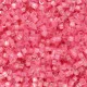 DB1875B Light Carnation AB Silk Inside Dyed, Size 11/0 Miyuki Delica Beads, 50gm bag 