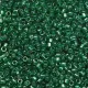 DB1894 Emerald Transparent Luster, Size 11/0 Miyuki Delica Beads, 5.2g approx. 