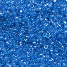 DB1895 Capri Blue Transparent Luster, Size 11/0 Miyuki Delica Beads, 5.2g approx. DB1895 Capri Blue Transparent Luster, Size 11/0 Miyuki Delica Beads, 5.2g approx.