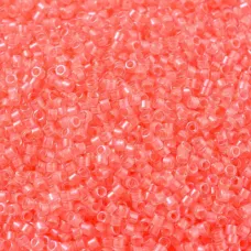 DB2034 Luminous Flamingo, Size 11/0 Miyuki Delica Beads, 5.2g approx.