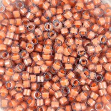 DB2042 Luminous Sea Coral, Size 11/0 Miyuki Delica Beads, 5.2g approx. DB2042 Luminous Sea Coral, Size 11/0 Miyuki Delica Beads, 5.2g approx.
