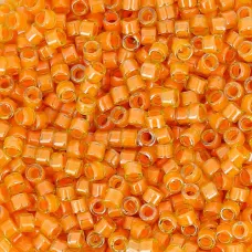 DB2045 Luminous Mango, Size 11/0 Miyuki Delica Beads, 5.2g approx.