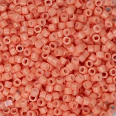 DB2112 Duracoat Opaque Dyed Salmon Pink, Size 11/0 Miyuki Delica Beads, 5.2g approx. DB2112 Duracoat Opaque Dyed Salmon Pink, Size 11/0 Miyuki Delica Beads, 5.2g approx.