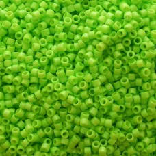 DB2121 Duracoat Opaque Dyed Neon Green, Size 11/0 Miyuki Delica Beads, 5.2g approx. DB2121 Duracoat Opaque Dyed Neon Green, Size 11/0 Miyuki Delica Beads, 5.2g approx.