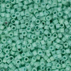 DB2125 Duracoat Opaque Dyed Turquoise Green, Size 11/0 Miyuki Delica Beads, 50gm...