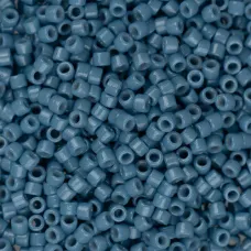 DB2132 Duracoat Opaque Dyed Light Lapis, Size 11/0 Miyuki Delica Beads, 5.2g approx.