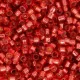 DB2152 Light Watermelon Silver Lined Dyed Duracoat 11/0 Miyuki Delica Beads, 5.2g approx.