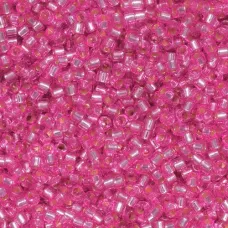 DB2153 Pink Parfait Silver Lined Dyed Duracoat Miyuki 11/0 Delica Beads, 5.2g ap...