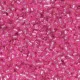 DB2153 Pink Parfait Silver Lined Dyed Duracoat Miyuki 11/0 Delica Beads, 5.2g approx.