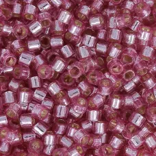 DB2156 Light Orchid Silver Lined Dyed Duracoat Miyuki 11/0 Delica Beads, 5.2g ap...