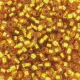 DB2157 Yellow Gold Silver Lined Dyed Duracoat Miyuki 11/0 Delica Beads, 5.2g approx.