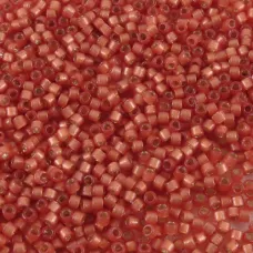 DB2159 Silver Lined Dyed Light Cranberry 11/0 Duracoat Miyuki Delica Beads, 5.2g approx