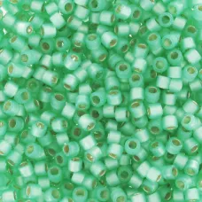 DB2188 Semi-Frosted Silver Lined Dyed Spearmint 11/0 Duracoat Miyuki Delica Beads, 5.2gm approx. DB2188 Semi-Frosted Silver Lined Dyed Spearmint 11/0 Duracoat Miyuki Delica Beads, 5.2gm approx.