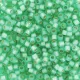 DB2188  Semi-Frosted Silver Lined Dyed Spearmint 11/0 Duracoat Miyuki Delica Beads, 5.2gm approx.