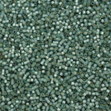 DB2190  Semi-Frosted Silver Lined Dyed Laurel 11/0 Duracoat Miyuki Delica Beads...
