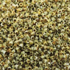 DB2262 Picasso Canary Yellow Matte, Size 11/0 Miyuki Delica Beads, 5.2gm DB2262 Picasso Canary Yellow Matte, Size 11/0 Miyuki Delica Beads, 5.2gm