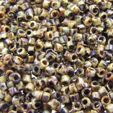 DB2267 Picasso Brown Tan Matte, Size 11/0 Miyuki Delica Beads, 5.2gm DB2267 Picasso Brown Tan Matte, Size 11/0 Miyuki Delica Beads, 5.2gm
