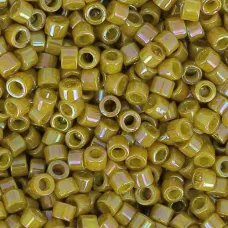 DB2272 Glazed Opaque Pistachio Size 11/0 Miyuki Delica Beads, 5.2gm approx. DB2272 Glazed Opaque Pistachio Size 11/0 Miyuki Delica Beads, 5.2gm approx.