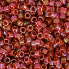 DB2275  Glazed Opaque Dark red Size 11/0 Miyuki Delica Beads, 5.2gm approx.