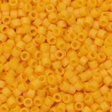 DB2285 Matte Opaque Glazed Banana Size 11/0 Miyuki Delica Beads, 5.2gm approx.