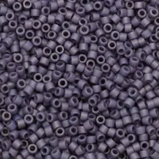 DB2292 Frost Opaque Glazed Grape Size 11/0 Miyuki Delica Beads, 5.2gm approx. DB2292 Frost Opaque Glazed Grape Size 11/0 Miyuki Delica Beads, 5.2gm approx.