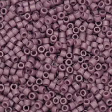 DB2295  Frost Opaque Glazed Plum Size 11/0 Miyuki Delica Beads, 5.2gm approx.