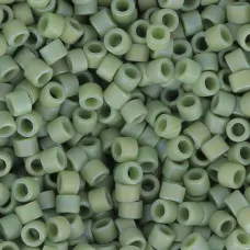 DB2310 Frost Opaque Glazed Rainbow Kiwi Size 11/0 Miyuki Delica Beads, 5.2gm approx. DB2310 Frost Opaque Glazed Rainbow Kiwi Size 11/0 Miyuki Delica Beads, 5.2gm approx.